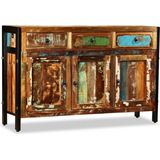 vidaXL - Dressoir - 120x35x76 - cm - massief - gerecycled - hout