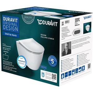 Duravit Soleil by starck toilet set hangend 370x540x400mm, wit
