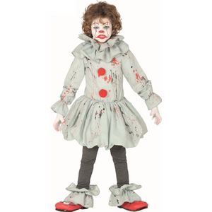 Fiestas Guirca - Killer Clown jongen (7-9 jaar) - Carnaval Kostuum voor kinderen - Carnaval - Halloween kostuum meisjes