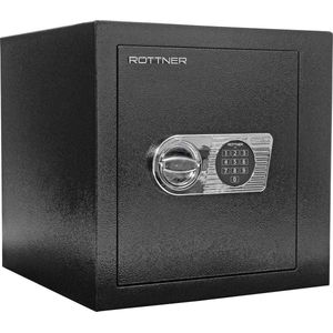 Rottner Inbraakwerende Kluis Ben 45|Elektronisch slot |43,5x43,5x44,5cm|Certificaat inbraak: Grade 1 conform EN 1143-1