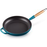 Le Creuset Koekenpan Signature - Deap Teal - ø 28 cm / 2.6 liter - geëmailleerde anti-aanbaklaag