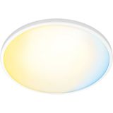 WiZ Plafondlamp SuperSlim Wit - Slimme LED-Verlichting - Warm- Tot Koelwit Licht - Geïntegreerd LED