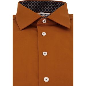 Seidensticker casual overhemd oranje