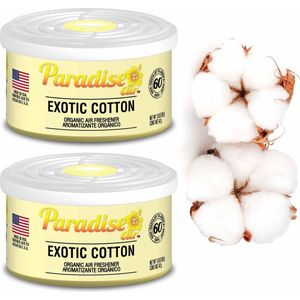 Paradise Air - Car Airfreshner Exotic Cotton duo pack