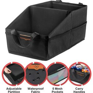 Autostoelorganizer voor voor- of achterbank, reisopbergaccessoires voor kinderen, achterbank, organizer met dienblad voor speelgoed, snacks, kopjes, boeken, tissue, netjes en schoon
