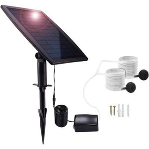 Luchtpomp Vijver - Zuurstofpomp - Vijverpomp voor in Vijver - Fonteinpomp - Aquarium Oxygenator - Zonne Energie - Beluchtingspomp
