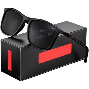 Livano Zonnebril Voor Heren - Zonnenbrillen - Zonnenbril - Sun Glasses - Sunglasses - Techno Bril - Rave & Festival - Premium Quality - Glanzend Zwart