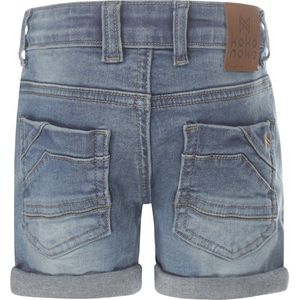 Noppies - Koko Noko - Kledingset - 2 delig - Short denim - Shirt Genoa blauw gestreept - Maat 122