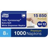 Tork Xpressnap® Extra Zachte Dispenserservet Wit N4, 1/2-vouw 2-laags (15850)