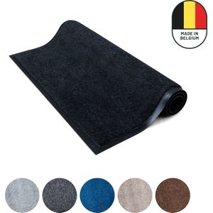 Deurmat binnen Studio M - CLASSIC PRO - Droogloopmat binnen 80x120 cm - ZWART - Schoonloopmat - Antislip Deurmat - Inloopmat - Deurmat voor binnen of buiten - Verschillende Afmetingen en Kleuren
