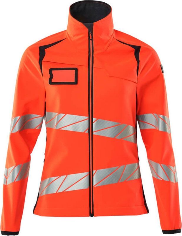 Mascot Accelerate Safe Softshell jas 19012-143 - hi-vis rood/donkermarine - XL