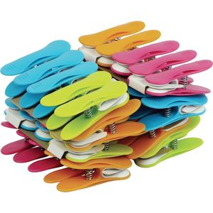 40 Antislipclips – Geassorteerd Groen, Blauw, Oranje, Roze