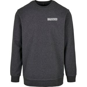 FitProWear Sweater Heren - Charcoal / Donkergrijs - Maat XS - Sweater - Trui zonder capuchon - Hoodie - Crewneck - Trui - Winterkleding - Sporttrui - Sweater heren - Heren kleding - Crew neck - Sweater man