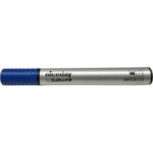 Niceday Flipchart Permanent Marker Blauw Ronde Punt - 10 stuks