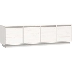 vidaXL-Tv-meubel-156x37x45-cm-massief-grenenhout-wit