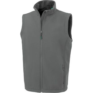 Result Gerecycleerde heren softshell-bodywarmer R902M - grey - 3XL