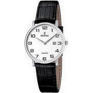Festina Classic Horloge - Festina dames horloge - Zilver - diameter 31 mm - roestvrij staal