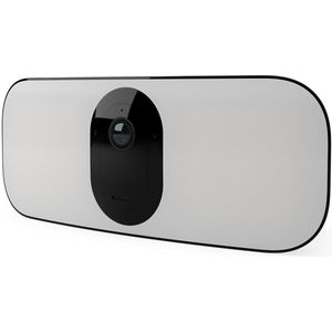 Arlo Pro 3 Floodlight draadloze WiFI beveiligingscamera voor buiten, 2K HDR, 160˚ kleurennachtzicht, sirene &krachtige spotlight (3000* lumen), bewegingsdetectie, 2-weg-audio, incl. proefp. Arlo Secure, 1 Floodlight, zwart