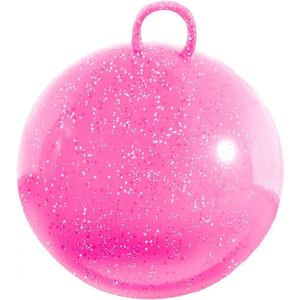 Summer Play Skippybal - glitter roze - 60 cm - buitenspeelgoed voor kinderen