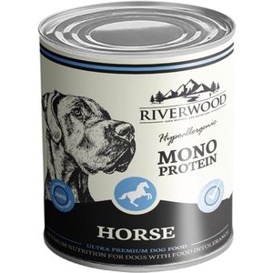 Riverwood Blik Dog Hondenvoer Monoproteine Paard 400 gr