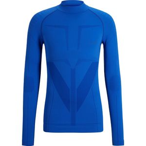 FALKE heren lange mouw shirt Warm - thermoshirt - blauw (yve) - Maat: S