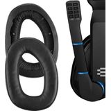 Luxe Lederen Oorkussen Set Geschikt Voor Sennheiser GSP 300 GSP 301 GSP 302 GSP 303 GSP 350 Earpads - Vervangende Koptelefoon Earpads - Oor Kussens - Ear Pads - Oorkussens Met Noise Cancelling Memory Foam Binnenlaag - Zwart