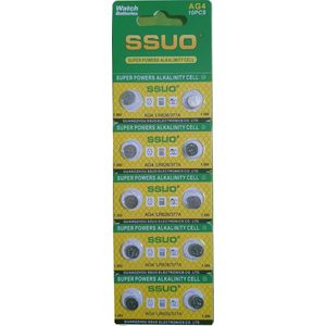 SSUO AG4 / LR626 / 377a Horloge Batterijen - 10 stuks