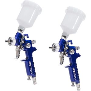 Professioneel Mini HVLP Spuitpistool - 0,5 mm & 0,8 mm Sproeimonden voor Verf en Lak