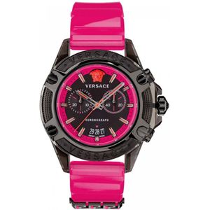 Versace VEZ700221 horloge unisex - Polycarbonaat - zwart