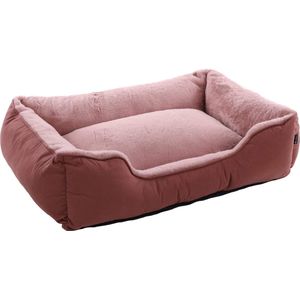 Flamingo Suza - Mand Honden - Mand Suza Rechthoekig Oud Roze 90x65x25cm - 1st