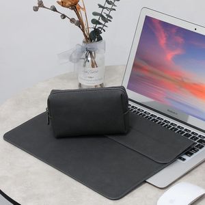 Stijlvolle 15-16 Inch Laptop Sleeve met Handige Stand Functie - Compatibel met MacBook Pro, Surface Laptop, Dell XPS, HP Pavilion - Space Gray