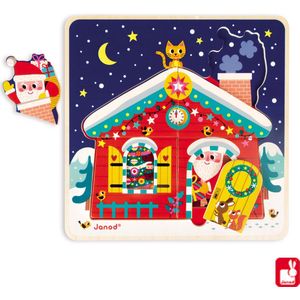 Janod X-mas - Puzzel - kerstavond (3-lagen)