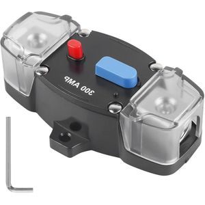 Stroomschakelaar 300 A DC 12-48 V automatische stroomonderbreker met handmatige reset voor auto, camper, boot audio/video