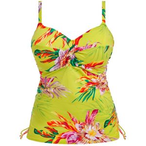 Fantasie Cala Macarella Tankini Top – Twist Front – Verstelbare Zijkanten & Verborgen Beugel – Zest - 85-100 D-Cup