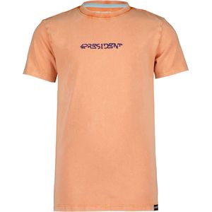 4PRESIDENT T-shirt jongens - Orange Tiger - Maat 110