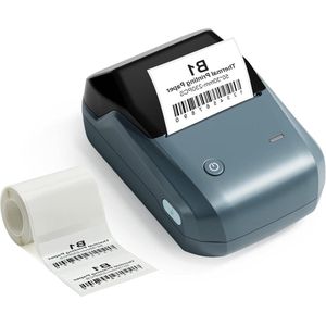 2 inch label printer B1 with tapes - Bluetooth thermal labels maker for small business - sticker printer for all purpose labels, barcode, price, text - iOS and Android compatible