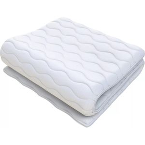 FDM® JERSEY Matrasbeschermhoes 100x200 cm - Polyester Matrashoes - Ademend - Dikte matras 20 cm - Öko-Tex gecertificeerd - Ademend - Antiallergisch en Ademende - Afritsbaar hoes wasbaar