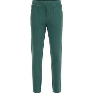 WE Fashion Jongens slim fit pantalon met structuur