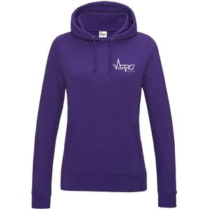 FitProWear  Hoodie Dames - Licht paars  - Maat XXL - Dames  - Trui - Slim Fit - Slim Fit Trui - Getailleerde trui - Trui getailleerd - Sporttrui - Sweater - Hoodie - Katoen / Polyester - Trui Capuchon - Sportkleding -