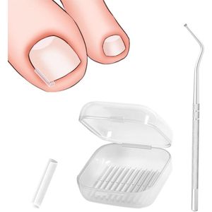 40 stuks ingegroeide teennagel gladmakingsstrips met teennagellifter - teennageltips voor correcties van ingegroeide teennagels