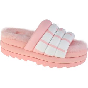 UGG Maxi Slide Logo 1127067-PSLP, Vrouwen, Roze, Pantoffels, maat: 36