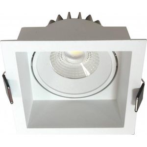 LT-Luce Inbouwspot Vierkant Wit 10Watt Led IP44