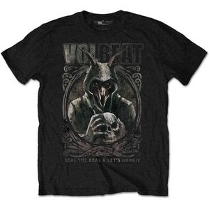 Volbeat - Goat With Skull Heren T-shirt - L - Zwart