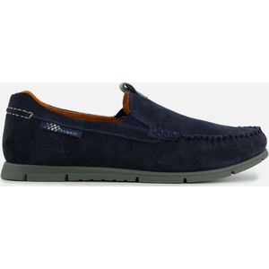 Bugatti Clipperton Instappers blauw Suede - Maat 46