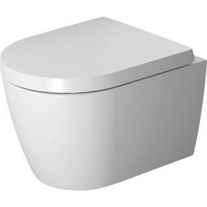 Duravit ME by Starck Compact Wandcloset Randloos Diepspoel HygieneGlaze Met Verdekte Bevestiging Compact 37x48cm 4,5L Wit #253009