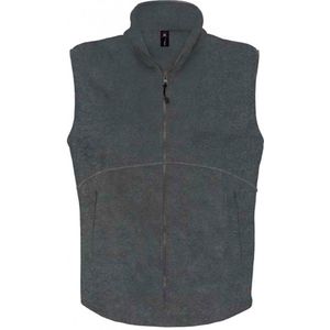 Bodywarmer Unisex S B&C Mouwloos Charcoal 100% Polyester