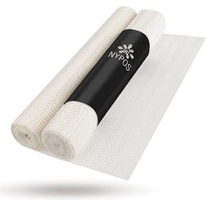 Antislipmat | Anti-slip mat | Slipmat | Ondertapijt anti slip | Onderkleed | Anti slip mat | Anti slip matten | 150 x 30 cm | Wit