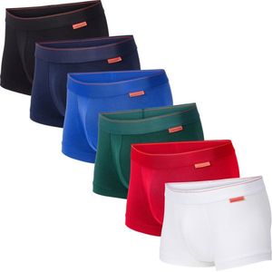 Undiemeister Boxershort - Boxershort heren - Ondergoed - Onderbroek mannen - Gemaakt van Mellowood - Trunks - Meerkleurig - 6-pack - M - Black Friday