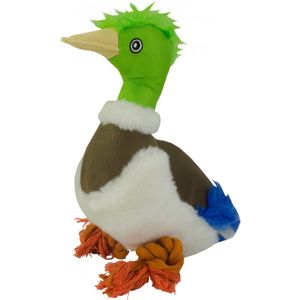 Wild Life Collection Dog – Hondenspeelgoed – Hondenspeeltje met piep - Duck (Eend)