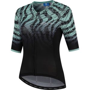 Rogelli Animal Fietsshirt - Korte Mouwen - Dames - Zwart, Turquoise - Maat S